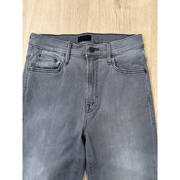 Mother Jeans Womens 27 High Rise Insider Crop Step Fray Dancing In The Moonlight - Picture 2 of 10